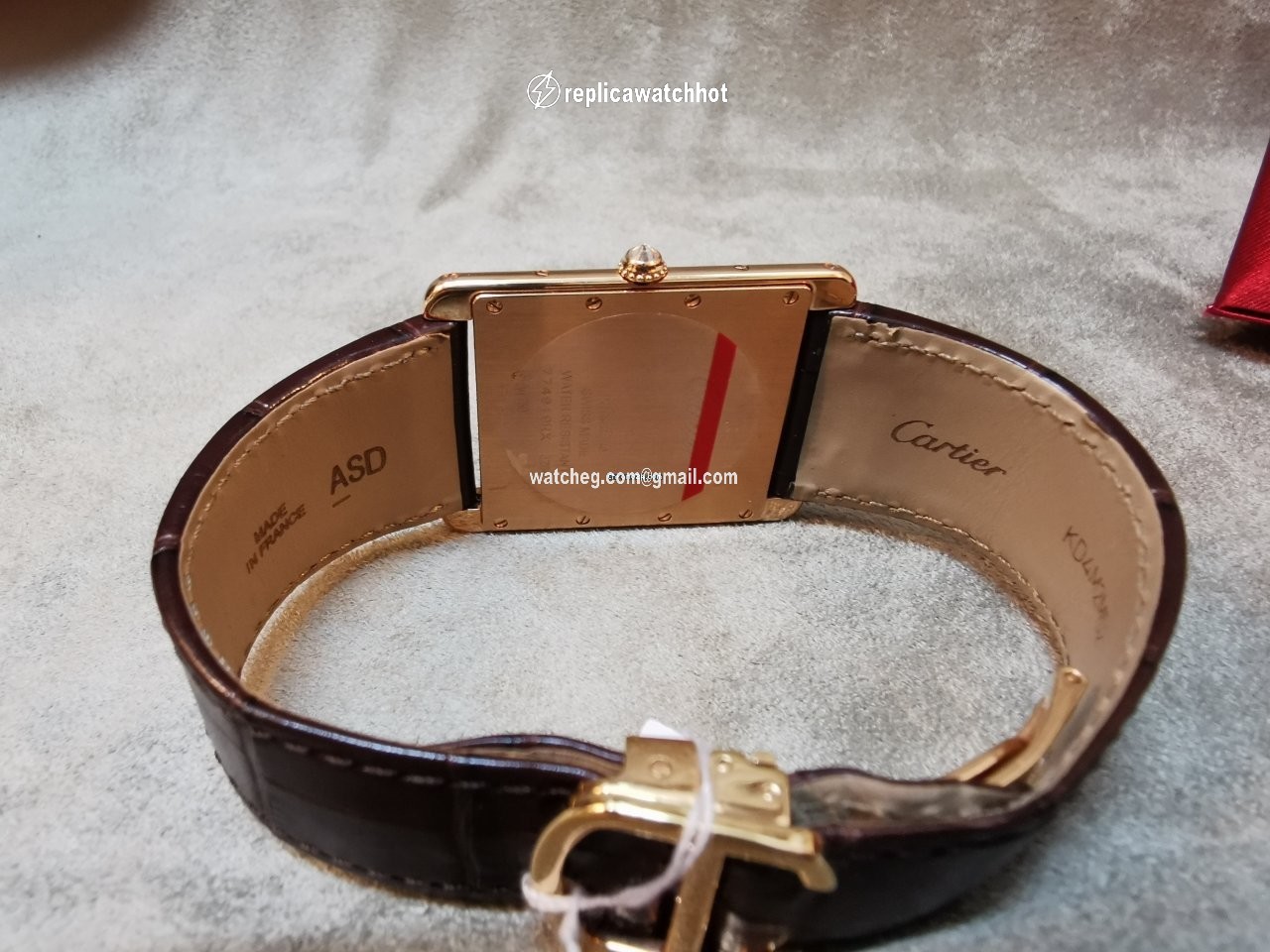 Cartier Tank Louis Cartier Mens watch Unisex Manual winding Rose gold wt200005 3