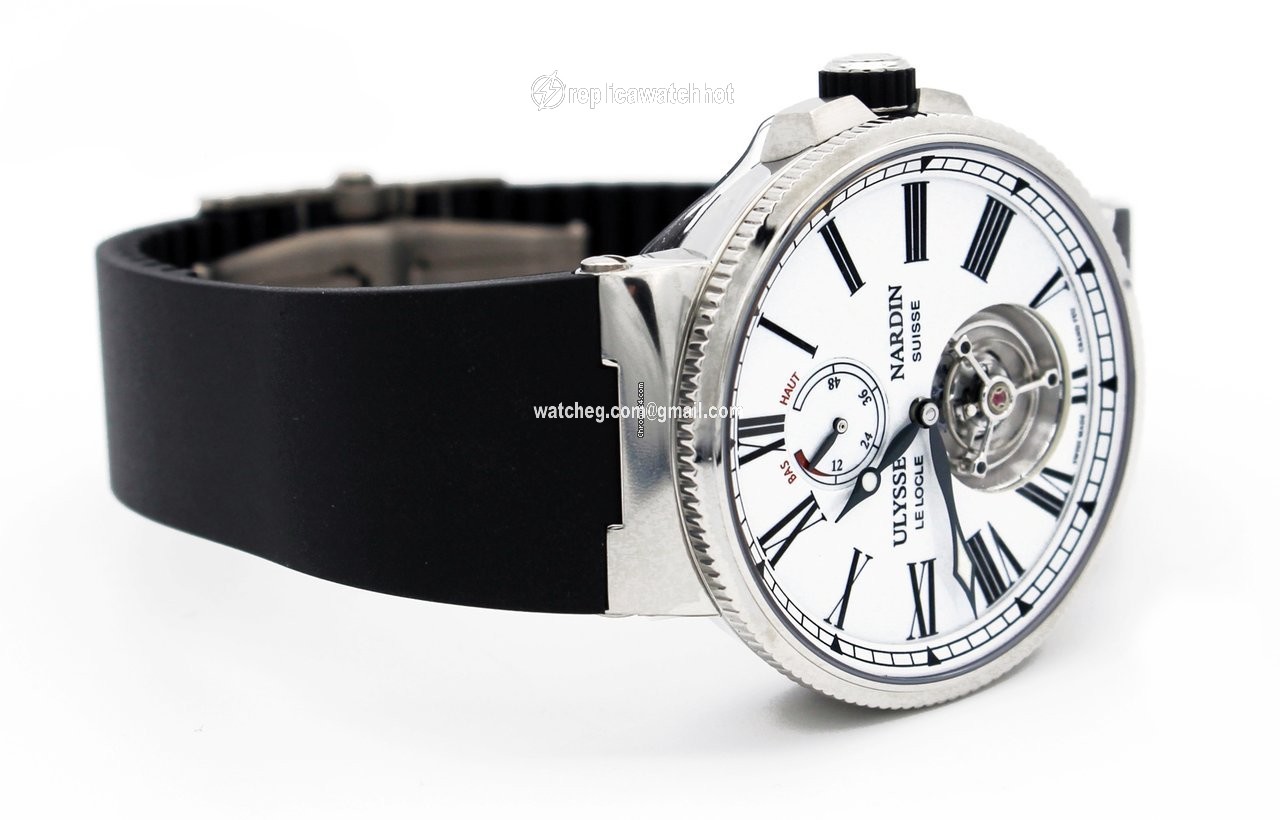 Ulysse Nardin Marine Tourbillon Mens watch Unisex Automatic Steel 1283-181-3 E0 3