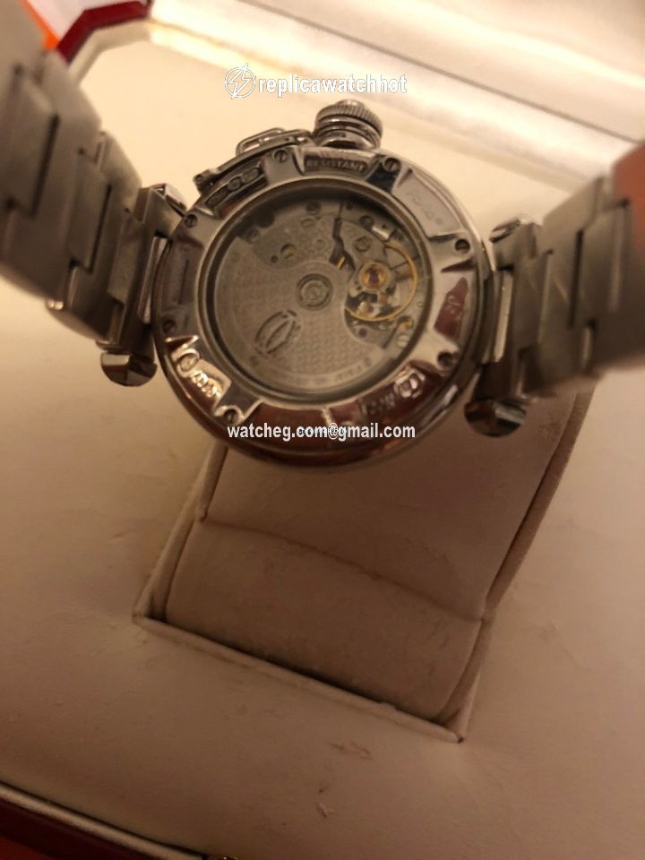Cartier Pasha Womens watch Automatic White gold 2528 3