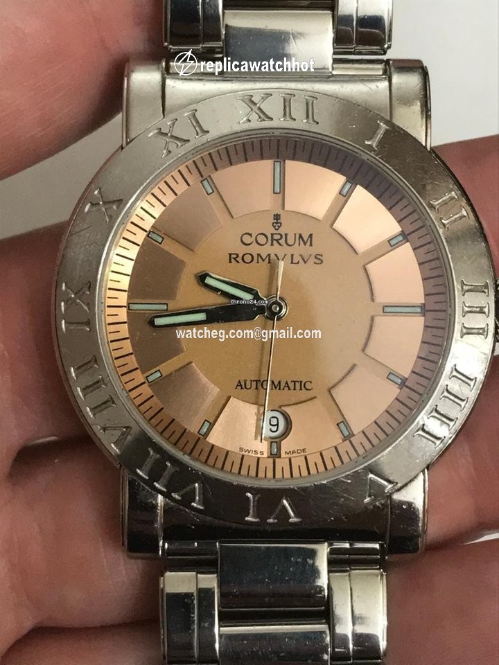 Corum Romvlvs Mens watch Unisex Manual winding Steel 82.701.20 3