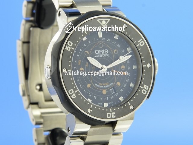 Oris ProDiver Pointer Moon Automatic Titanium 01761 7682 7154 3