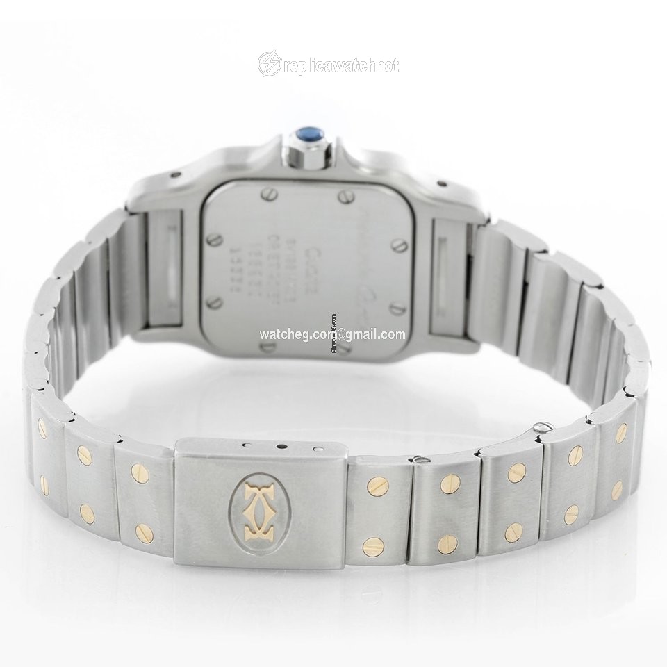 Cartier Santos Galbee Womens watch Quartz Gold Steel 16336 3