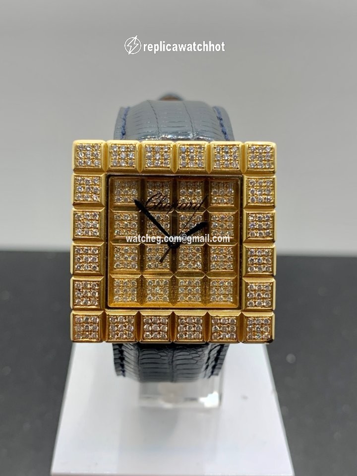 Chopard Ice Cube Mens watch Unisex Quartz Yellow gold 12 7407 3