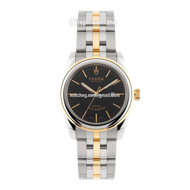 Tudor Glamour Date Womens watch Automatic Gold Steel 53003 3