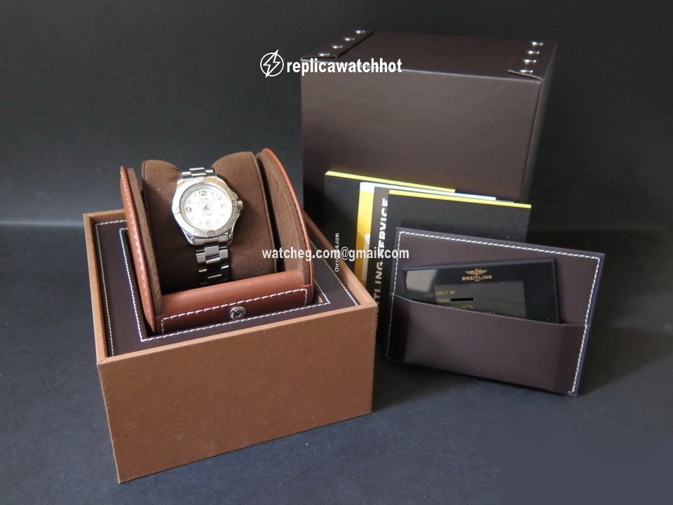 Breitling Colt 36 Womens watch Quartz Steel A74389 3