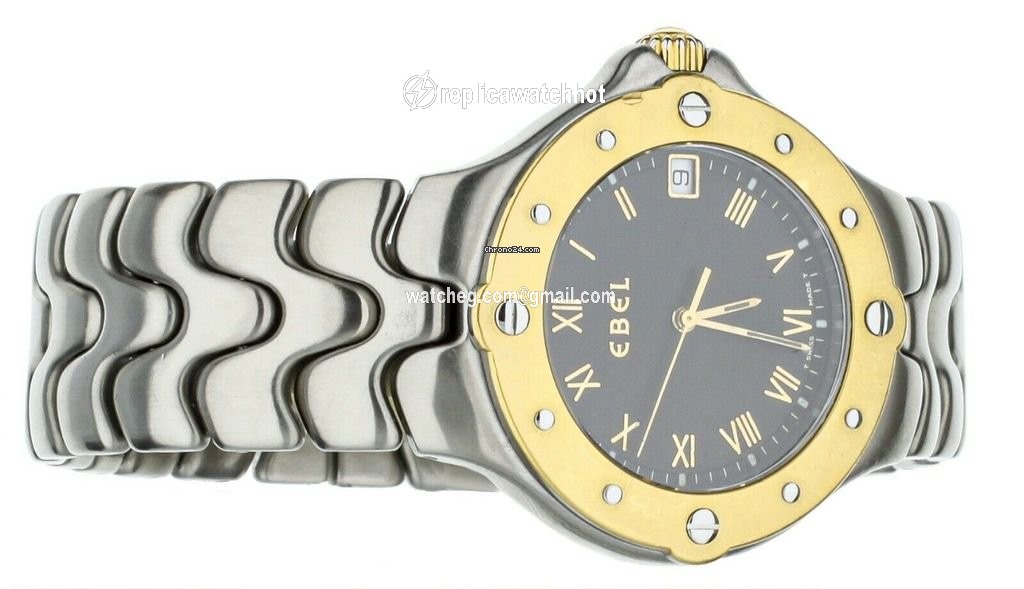 Ebel Sportwave Mens watch Unisex Quartz Gold Steel 6187631 3