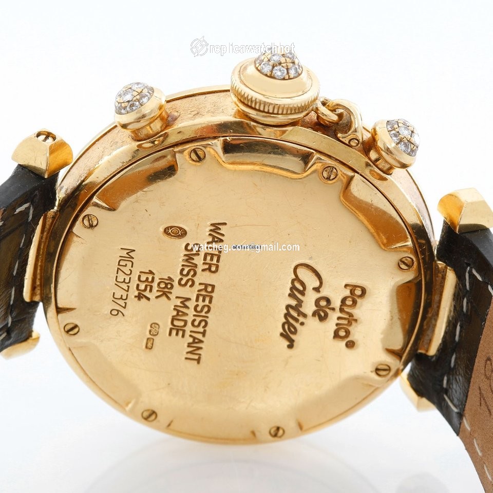 Cartier Pasha Womens watch Quartz Yellow gold 1354 3