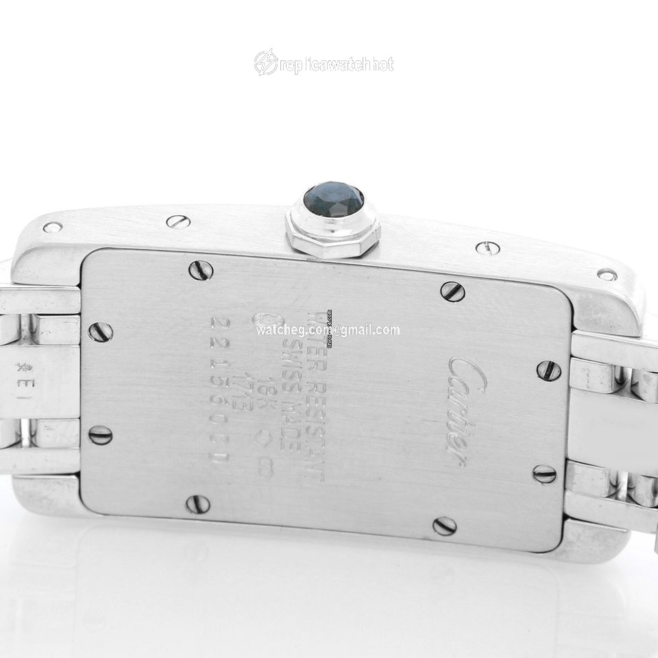Cartier Tank Americaine Womens watch Quartz White gold W26019L1 1713 3