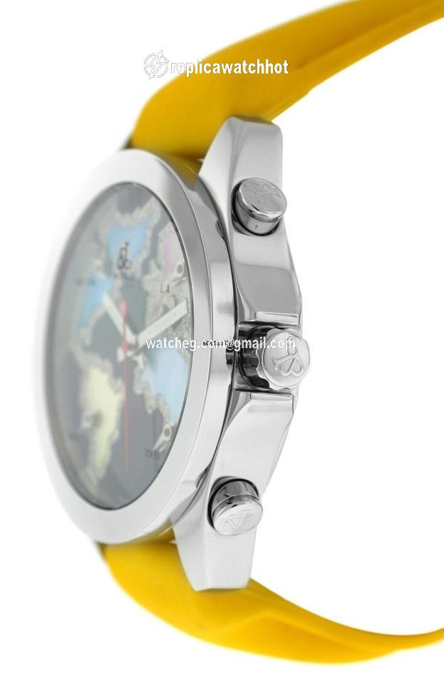 Jacob & Co. Five Time Zone Mens watch Unisex Quartz Steel JC-M122 3