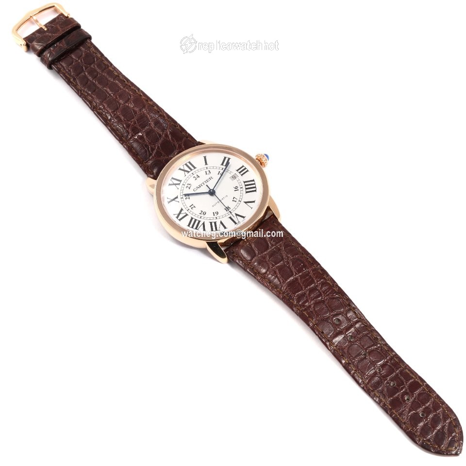 Cartier Ronde Solo de Cartier Mens watch Unisex Automatic Gold Steel W6701009 3