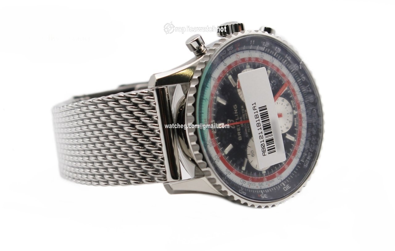 Breitling Navitimer 1 B01 Chronograph 43 Mens watch Unisex Automatic Steel AB01211B1B1A1 3