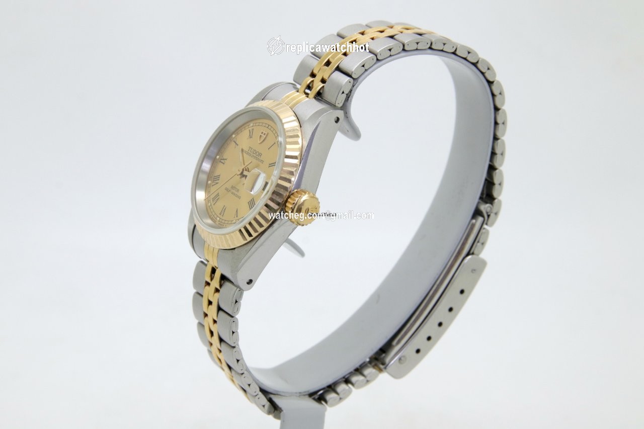 Tudor Prince Oysterdate Womens watch Automatic Gold Steel 92413 3