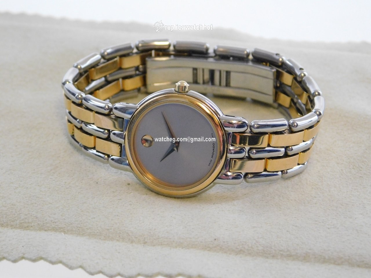 Movado Museum Womens watch Quartz Gold Steel 81-25-825 3