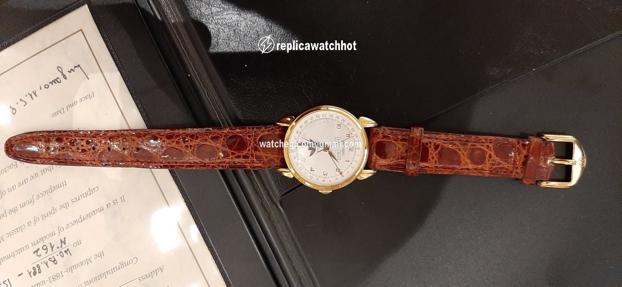 Movado Mens watch Unisex Automatic Yellow gold 40.B1.881 3