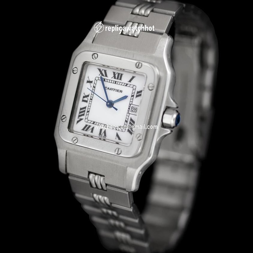 Cartier Santos Mens watch Unisex Automatic Steel 7880 3