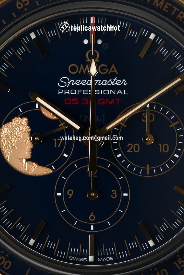 Omega Speedmaster Professional Moonwatch Mens watch Unisex Manual winding Yellow gold 311.63.42.30.03.001 3