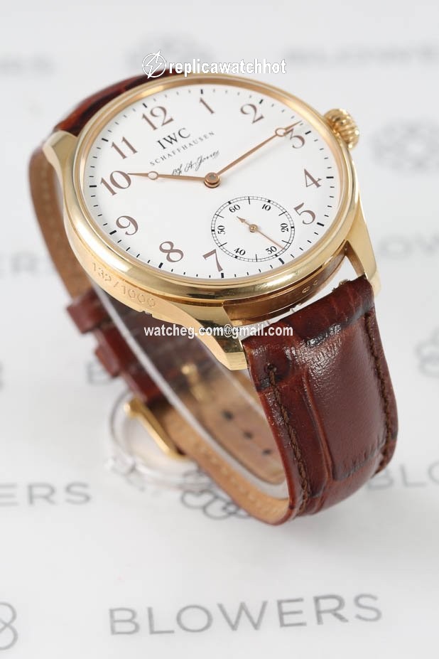 IWC Portuguese Hand-Wound Mens watch Unisex Manual winding Yellow gold IW544201 3