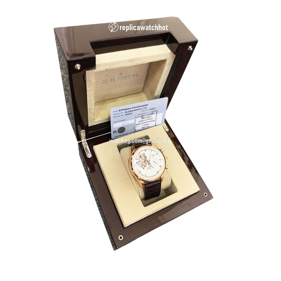 Zenith El Primero Chronomaster Mens watch Unisex Automatic Rose gold 18.2160.4047 01.C713 3