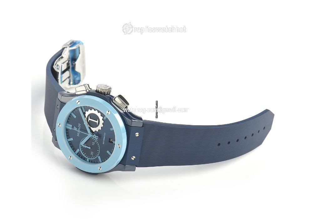 Hublot Classic Fusion Blue Mens watch Unisex Automatic Ceramic 521.EX.7170.RX.GIT19 3
