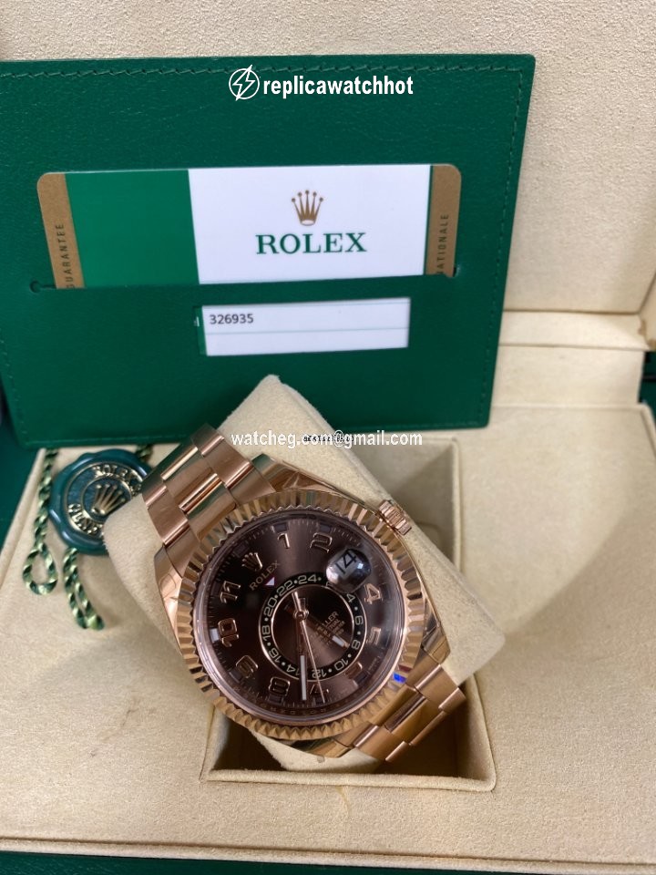 Rolex Sky-Dweller Mens watch Unisex Rose gold Automatic 326935 3