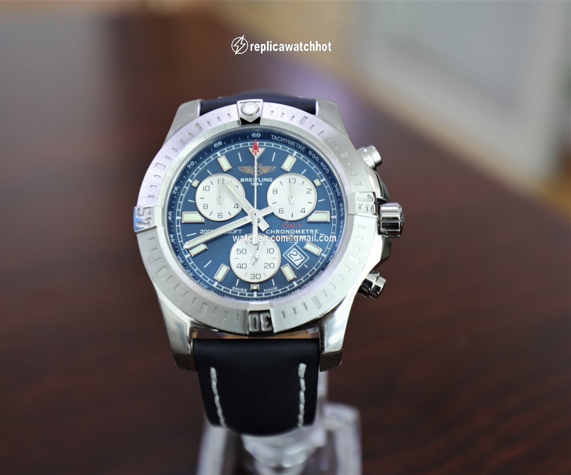Breitling Colt Chronograph Mens watch Unisex Quartz Steel A73388111C1X1 3