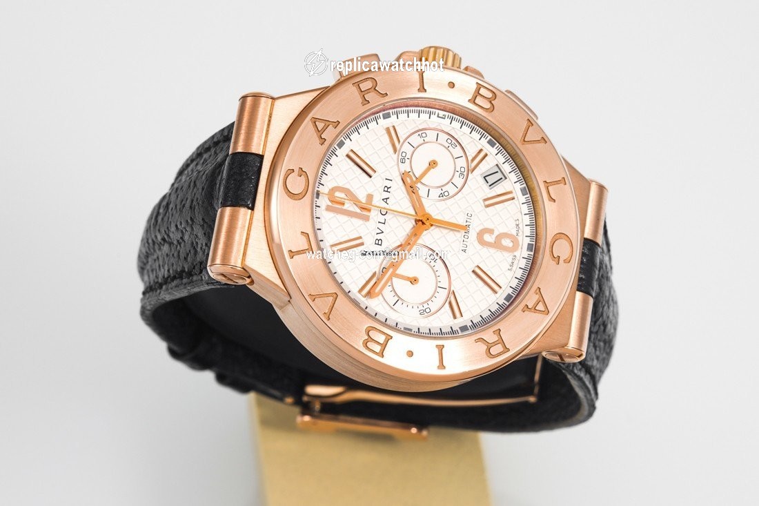 Bulgari Diagono Mens watch Unisex Automatic Rose gold DGP40C6GLDCH 3