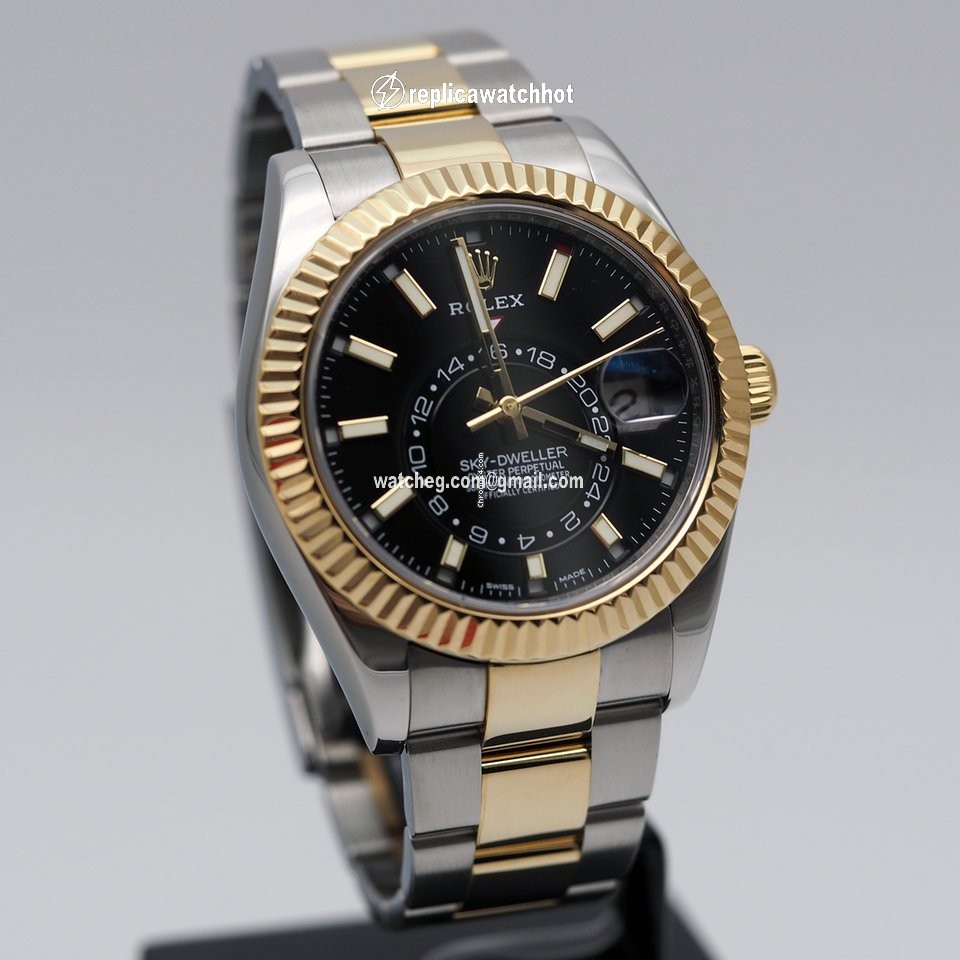 Rolex Sky-Dweller Mens watch Unisex Gold Steel Automatic 326933-0002 3