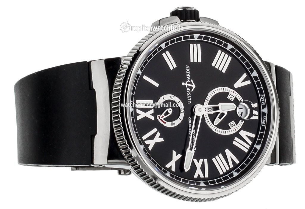 Ulysse Nardin Marine Chronometer Manufacture Mens watch Unisex Automatic Steel 1183-122-42 3