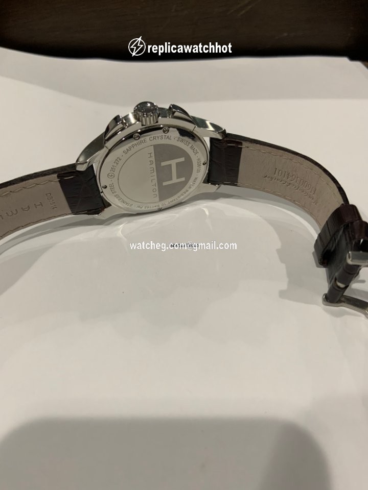 Hamilton Jazzmaster Mens watch Unisex Quartz Steel H32612555 3