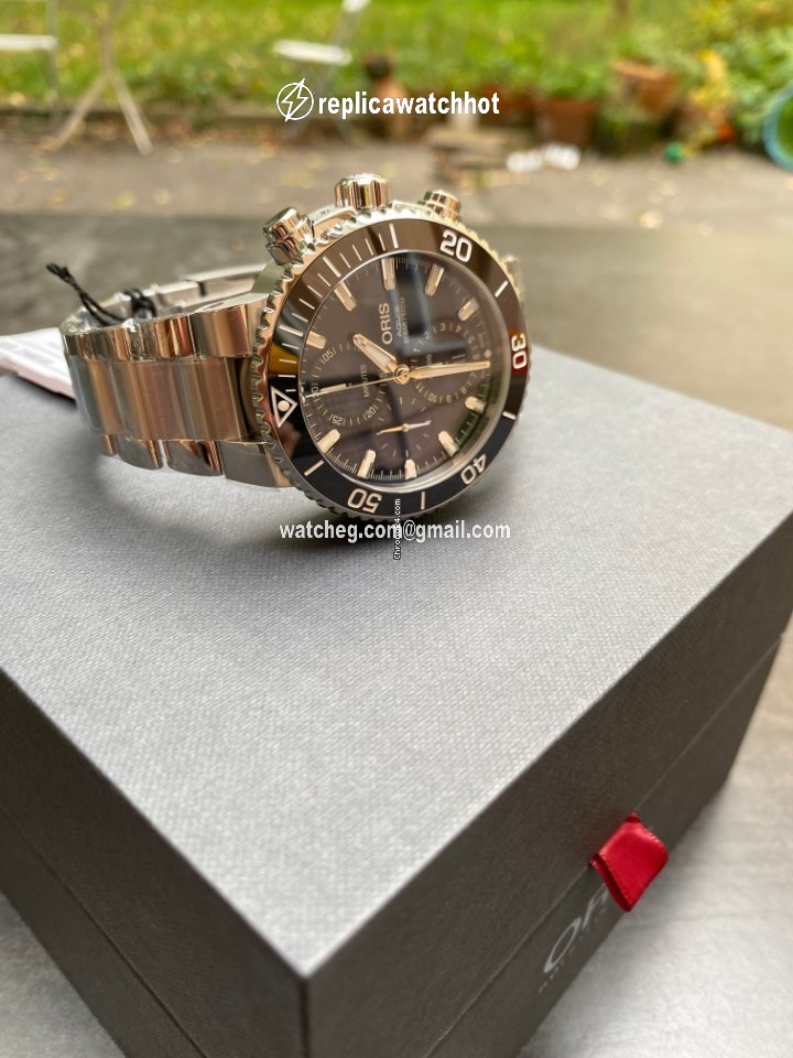 Oris Aquis Chronograph Mens watch Unisex Automatic Steel 01 774 7743 4155-07 8 24 05PEB 3
