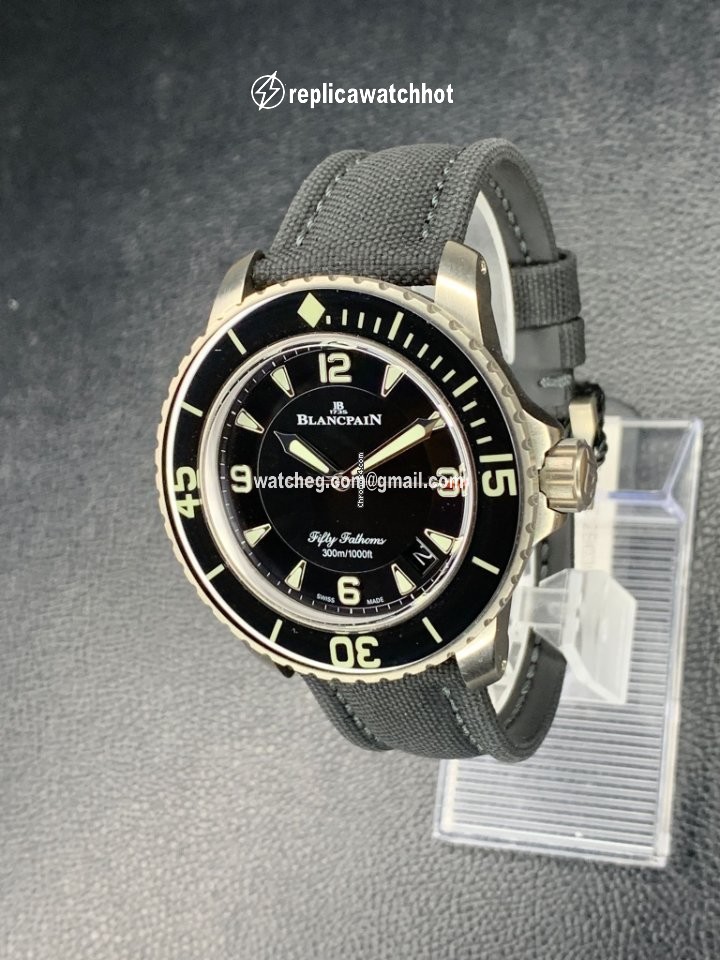 Blancpain Fifty Fathoms Mens watch Unisex Automatic Titanium 5015-12B30-B52A 3