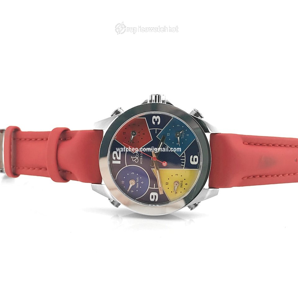 Jacob & Co. Five Time Zone Mens watch Unisex Quartz Steel JCM-55 3