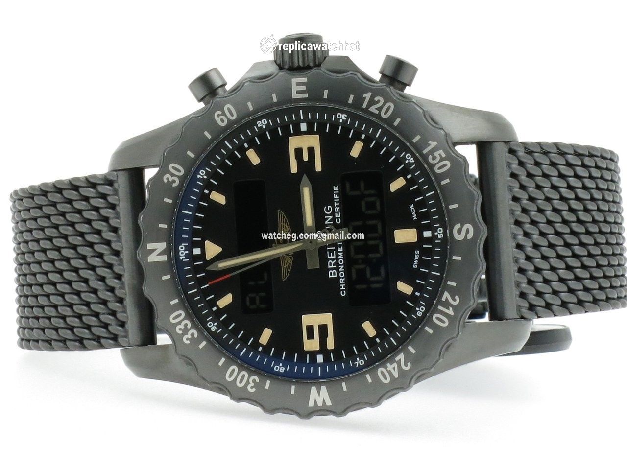 Breitling Chronospace Military Mens watch Unisex Quartz Steel M7836622.BD39.159M 3