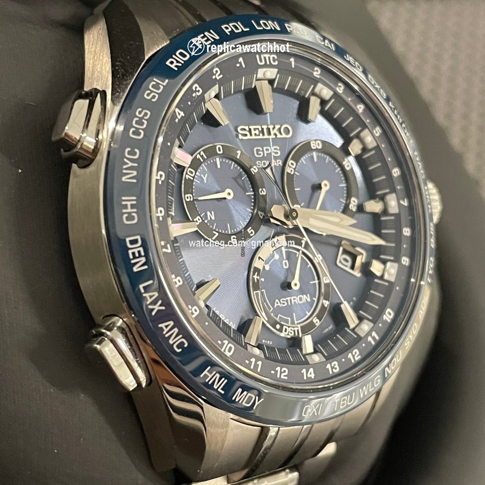 Seiko Astron GPS Solar Chronograph Mens watch Unisex Titanium SSE005J1 3