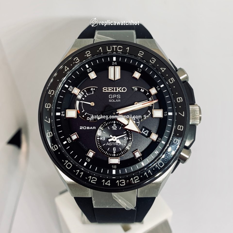 Seiko Astron GPS Solar Chronograph Mens watch Unisex Quartz Titanium SSE169J1 3