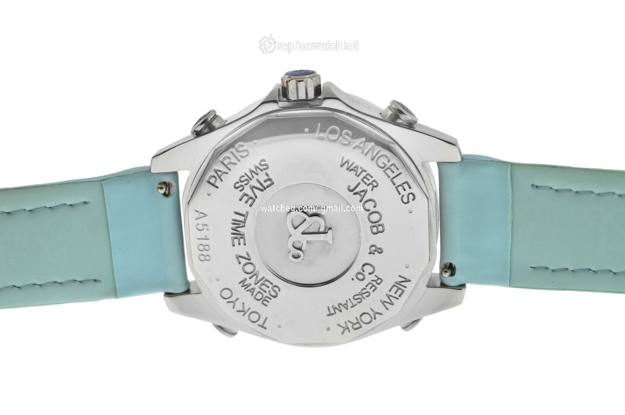 Jacob & Co. Five Time Zone Mens watch Unisex Quartz Steel JCM-24DA 3