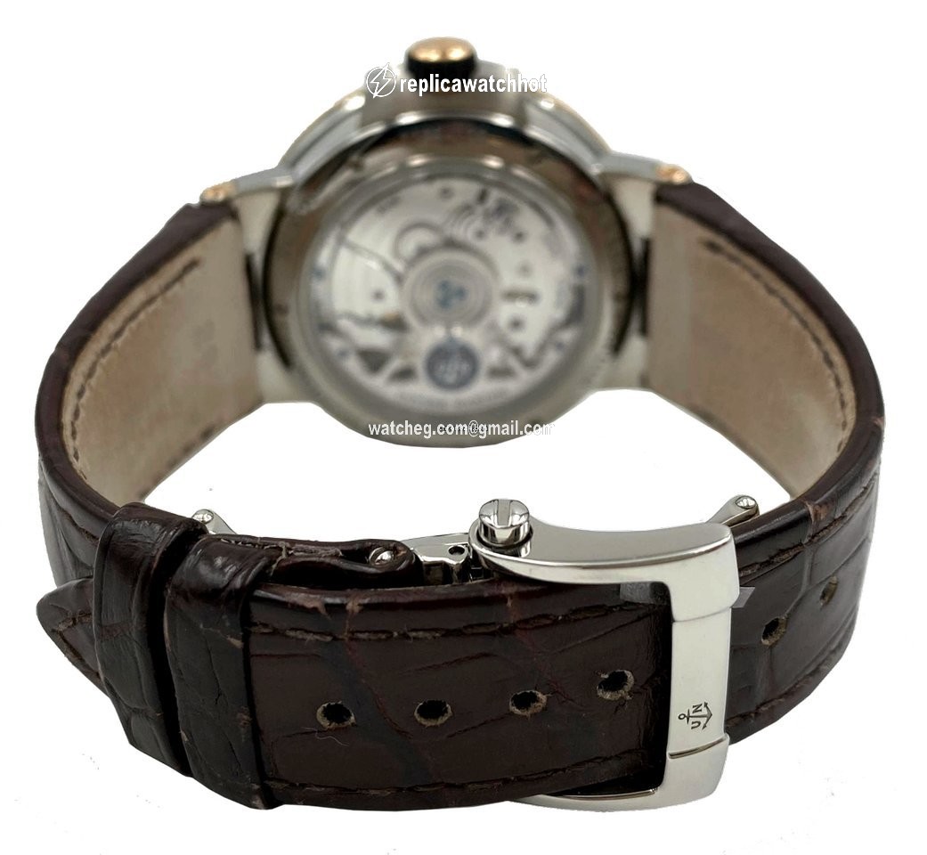 Ulysse Nardin Marine Chronometer Manufacture Mens watch Unisex Automatic Gold Steel 1185-126-3T 45 3