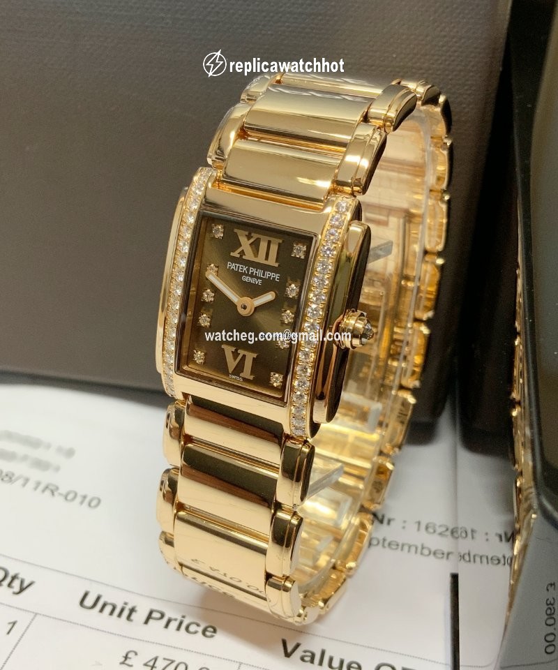 Patek Philippe Twenty~4 Womens watch Quartz Rose gold 4908 11R-010 3