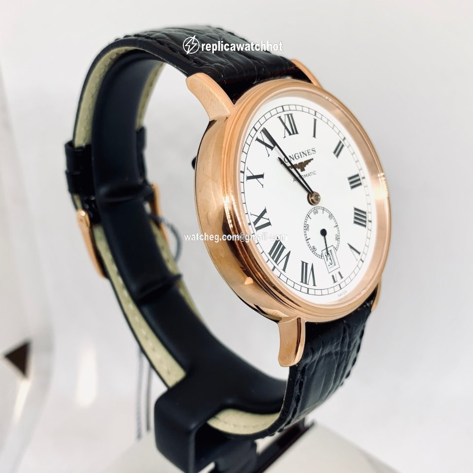 Longines Presence Mens watch Unisex Automatic Gold Steel L49051112 3