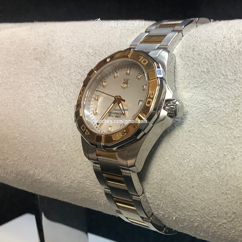TAG Heuer Aquaracer Lady Womens watch Quartz Gold Steel WAY1451.BD0922 3