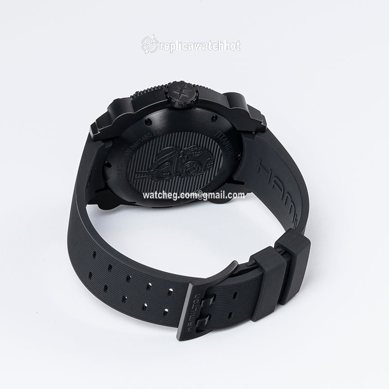 Hamilton Khaki Navy BeLOWZERO Mens watch Unisex Automatic Titanium H78505330 3
