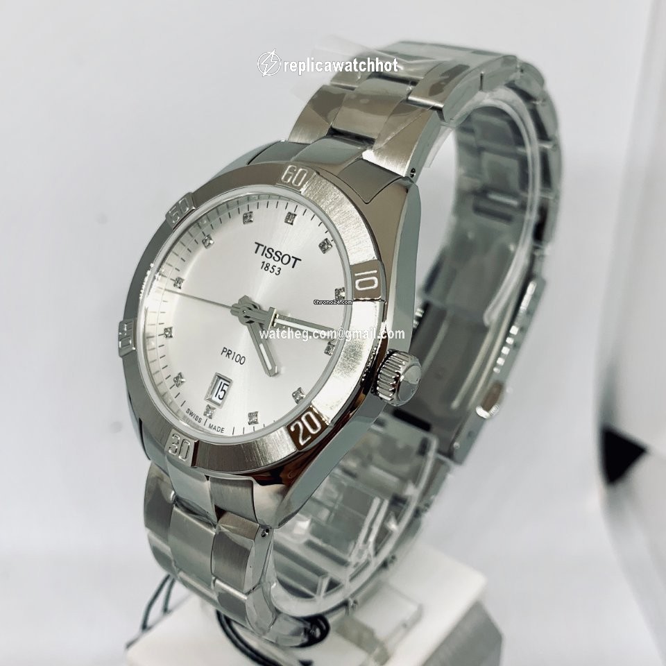 Tissot PR 100 Womens watch Quartz Steel T101.910.11.036.00 3