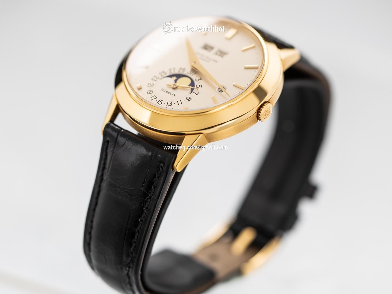 Patek Philippe Perpetual Calendar Mens watch Unisex Automatic Yellow gold 3450 3
