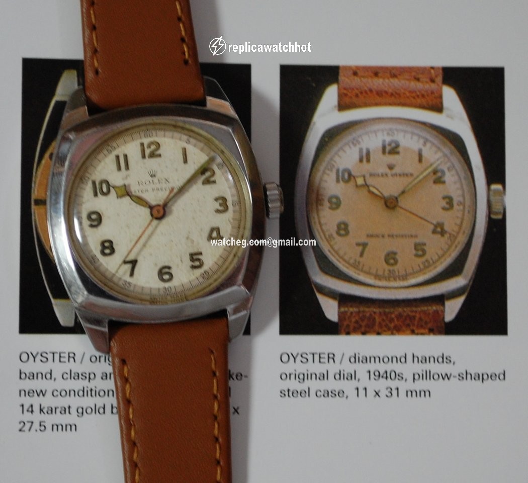 Rolex Oyster Precision Mens watch Unisex Steel Manual winding 4647 3