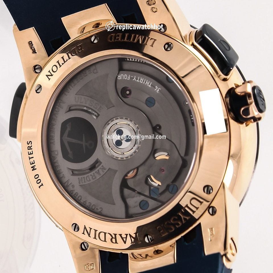 Ulysse Nardin El Toro  Black Toro Mens watch Unisex Automatic Rose gold 326-00-3 BQ 3