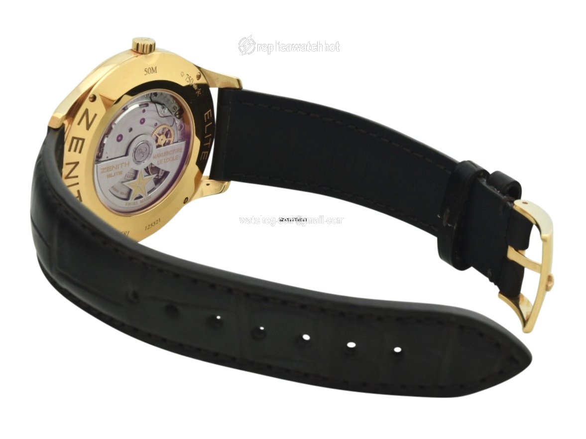 Zenith Elite Ultra Thin Mens watch Unisex Automatic Rose gold 18.2010.681 11.C498 3