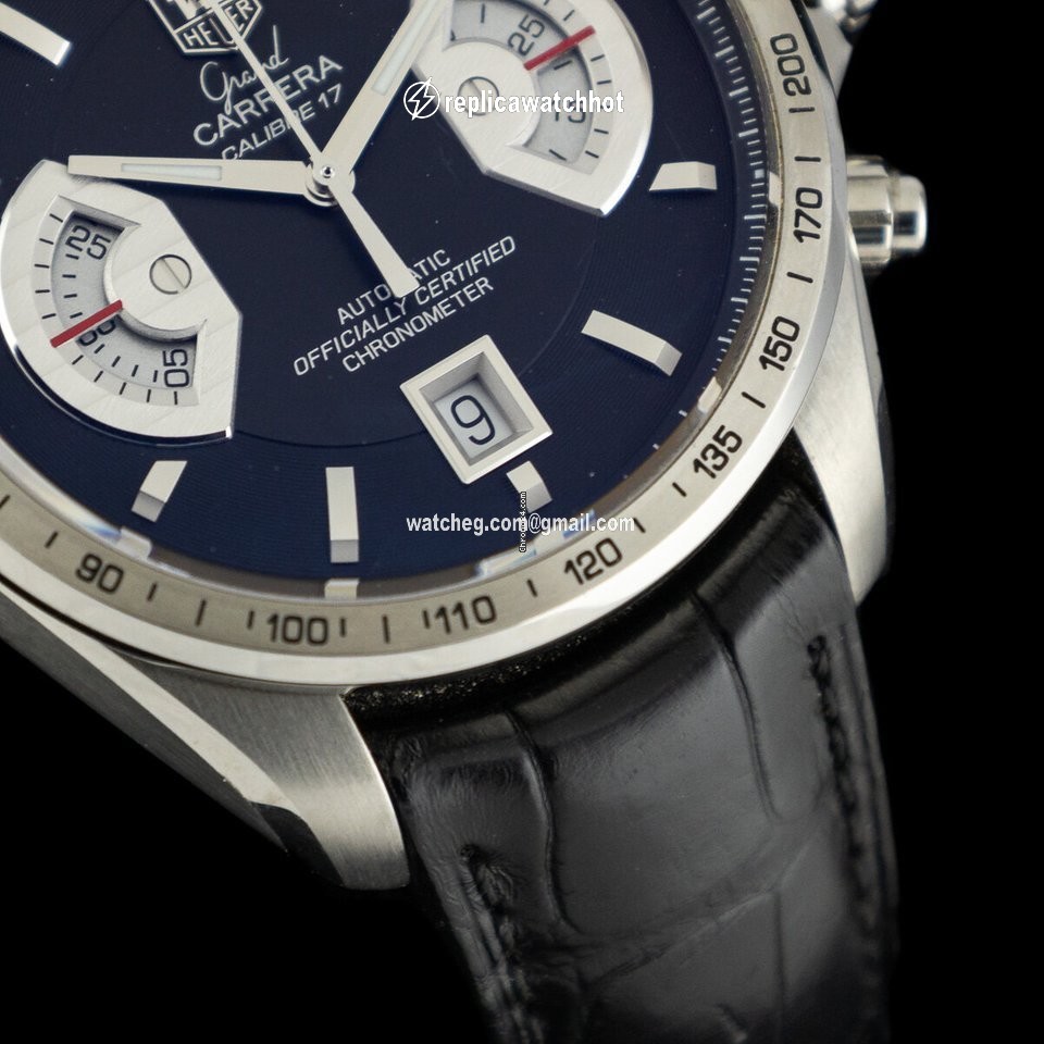 TAG Heuer Grand Carrera Mens watch Unisex Automatic Steel CAV211A.FC6225 3