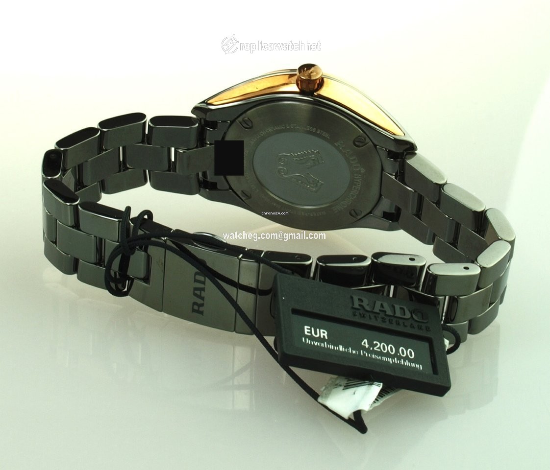 Rado HyperChrome Diamonds Womens watch Quartz Ceramic R32125102 3