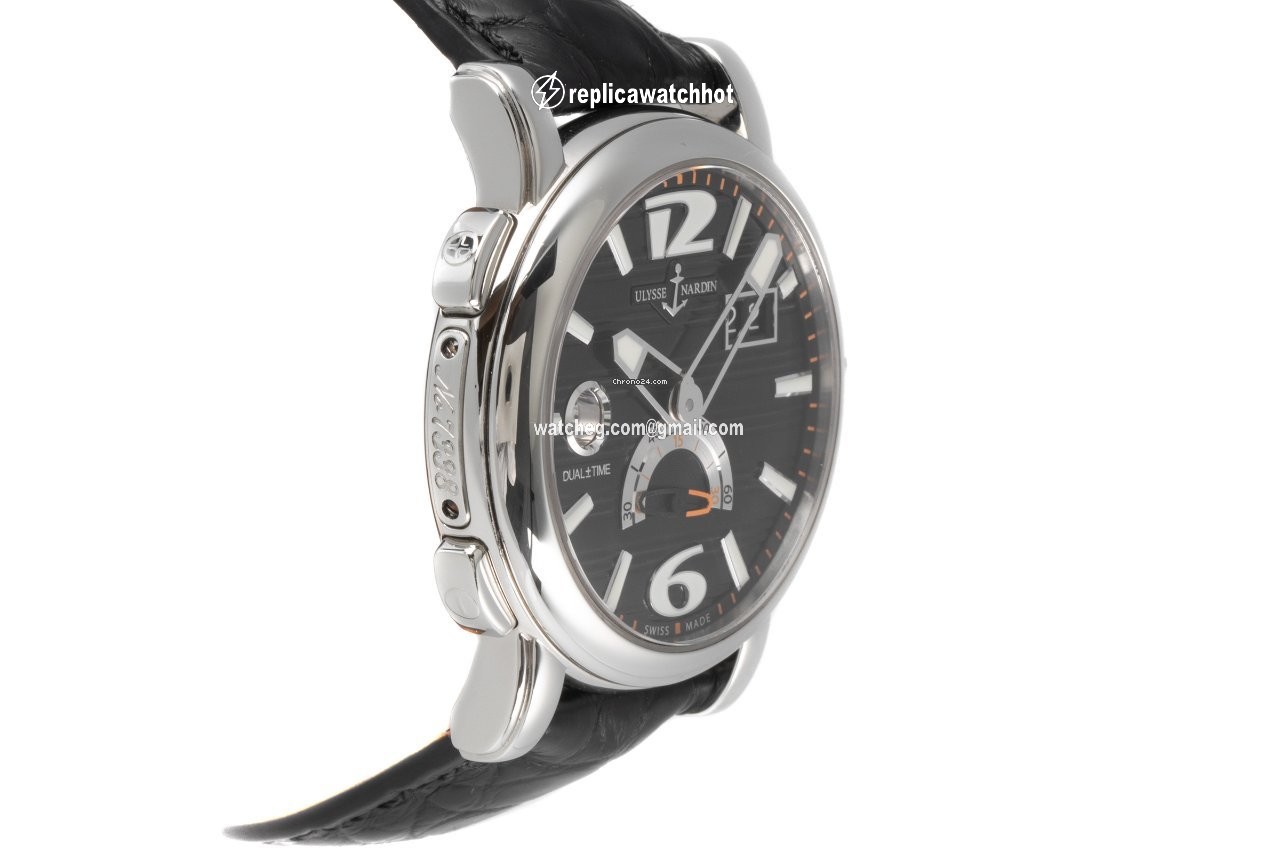 Ulysse Nardin Dual Time Mens watch Unisex Automatic Steel 243-55 3