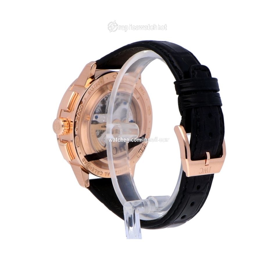 IWC Ingenieur Perpetual Calendar Digital Date-Month Mens watch Unisex Automatic Red gold IW381701 3
